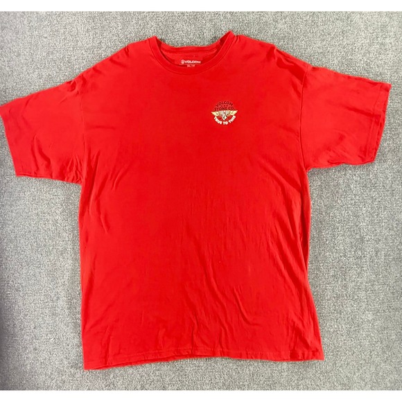 Volcom Other - Volcom Stone Co True To This Graphic T-Shirt Mens XXL Red Short Sleeve Cotton